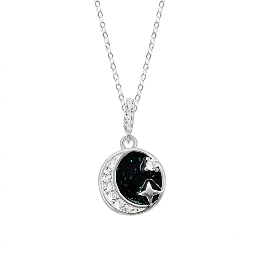 Collar Cadena Tradicional + Luna Circones 48 cm