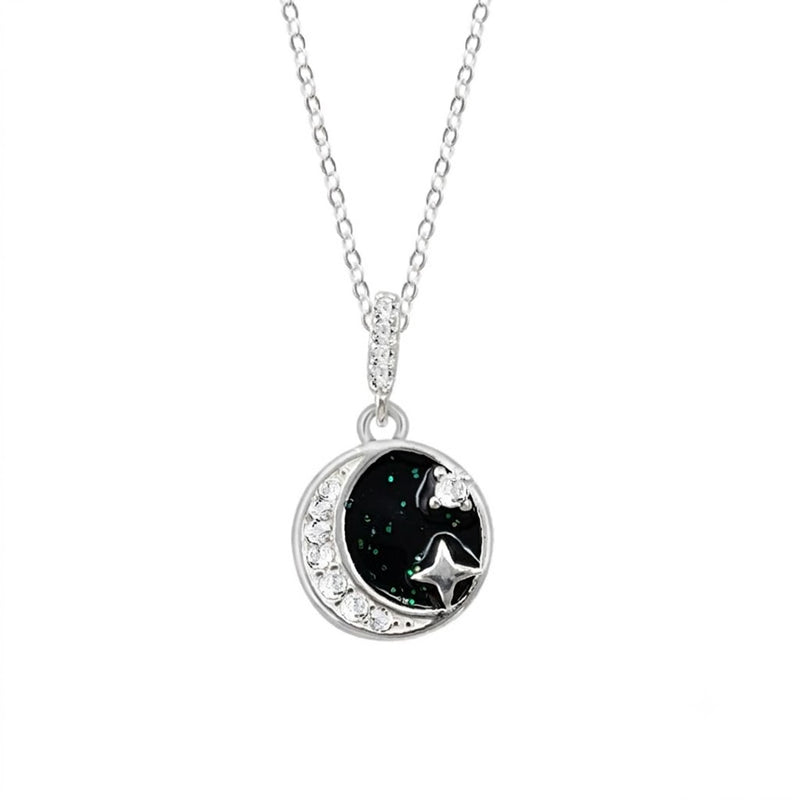 Collar Cadena Tradicional + Luna Circones 48 cm