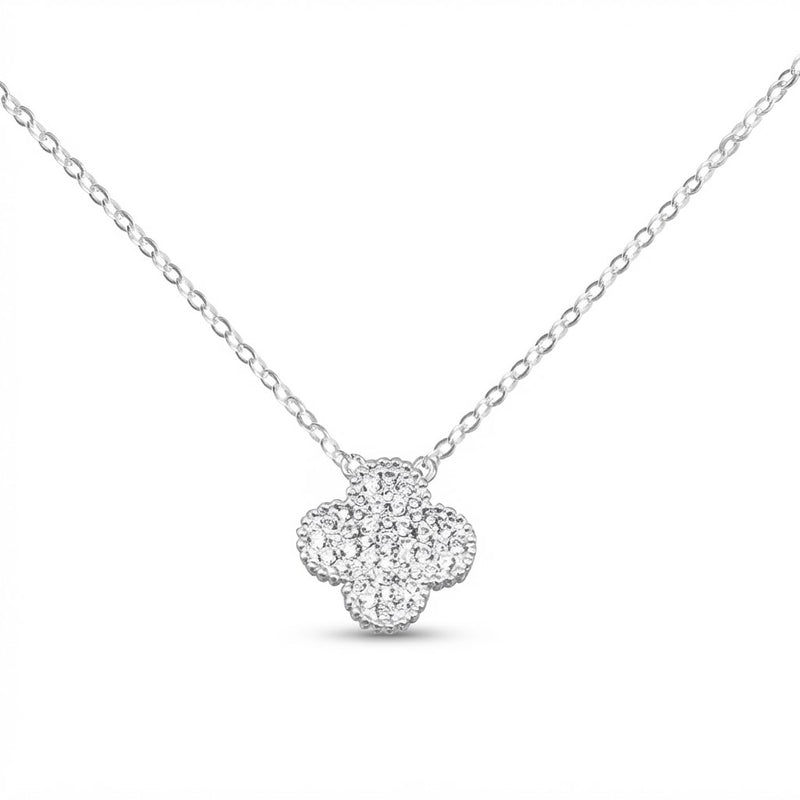 Collar Cadena Tradicional + Trébol Tipo Van Cleef 45 cm