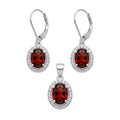 Conjunto Circón Rojo Circones
