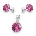 Conjunto Circones Circulares Rosa Francia