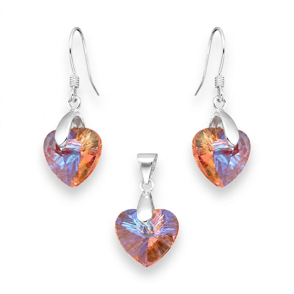 Conjunto Corazón Tornasol Swarovski®