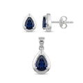 Conjunto Gota Circón Azul