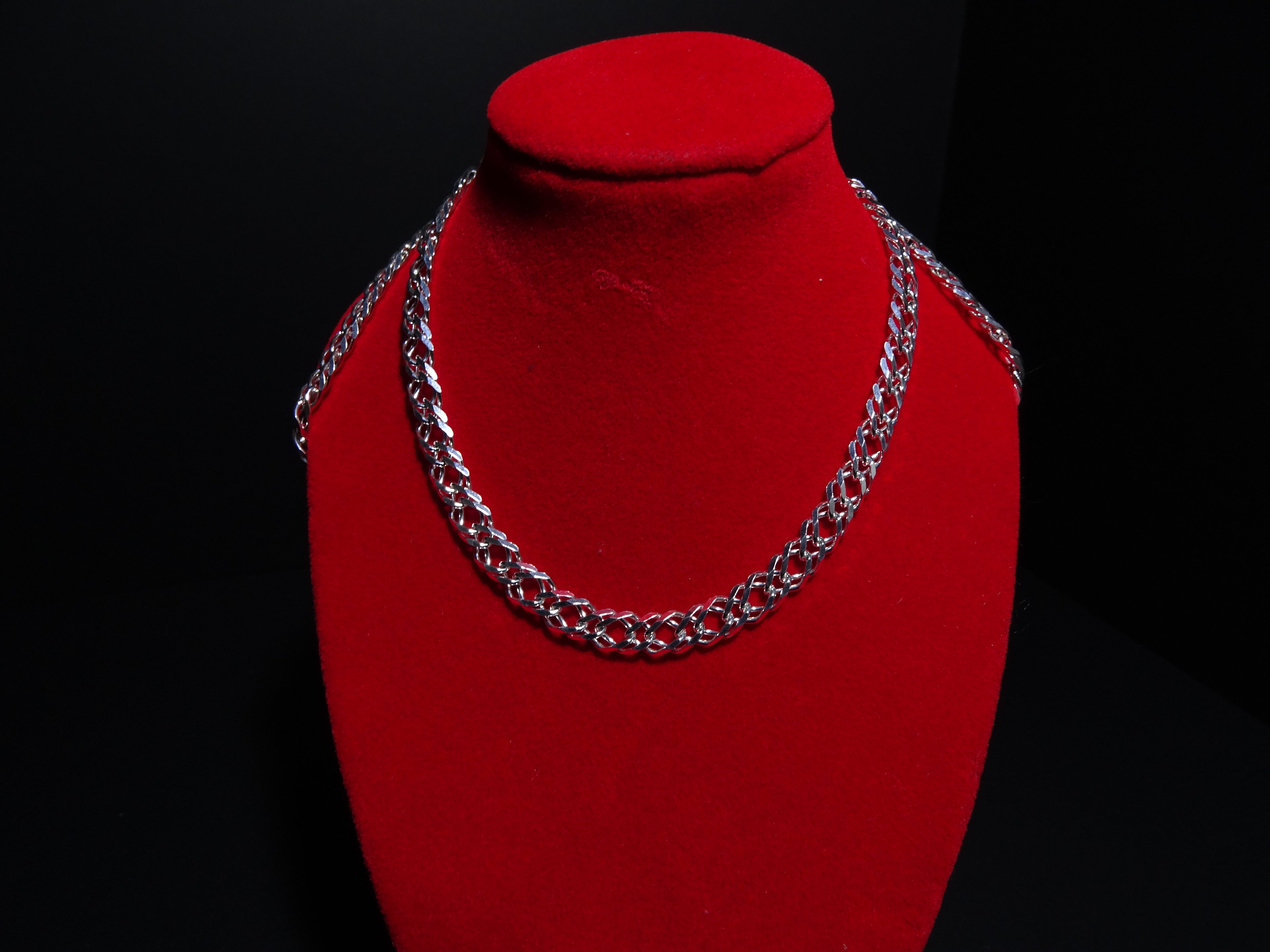 Cadena Doble Grumet Plata 925