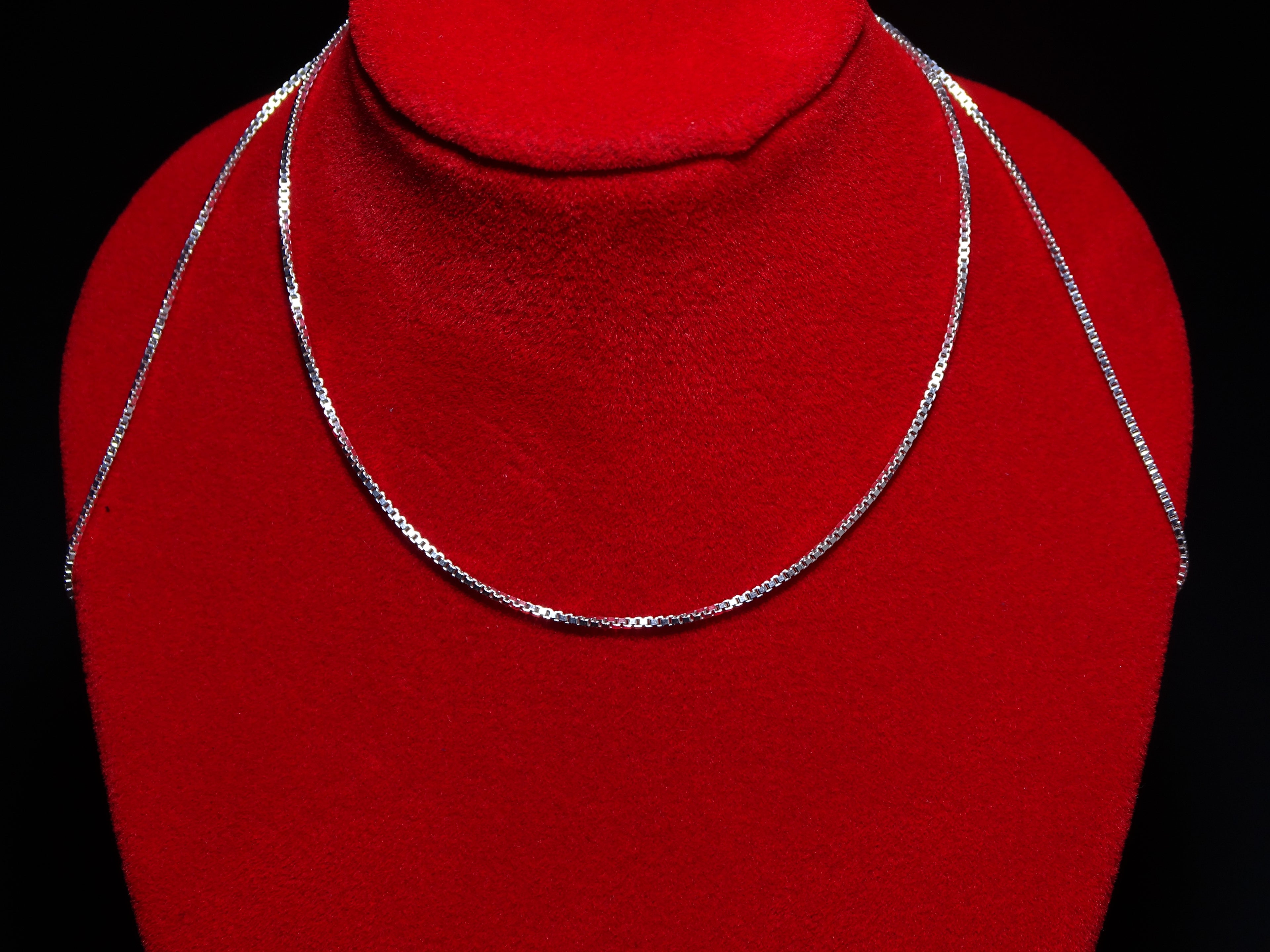 Cadena Eslabón Cuadrado Fina Plata 925 - Limitado