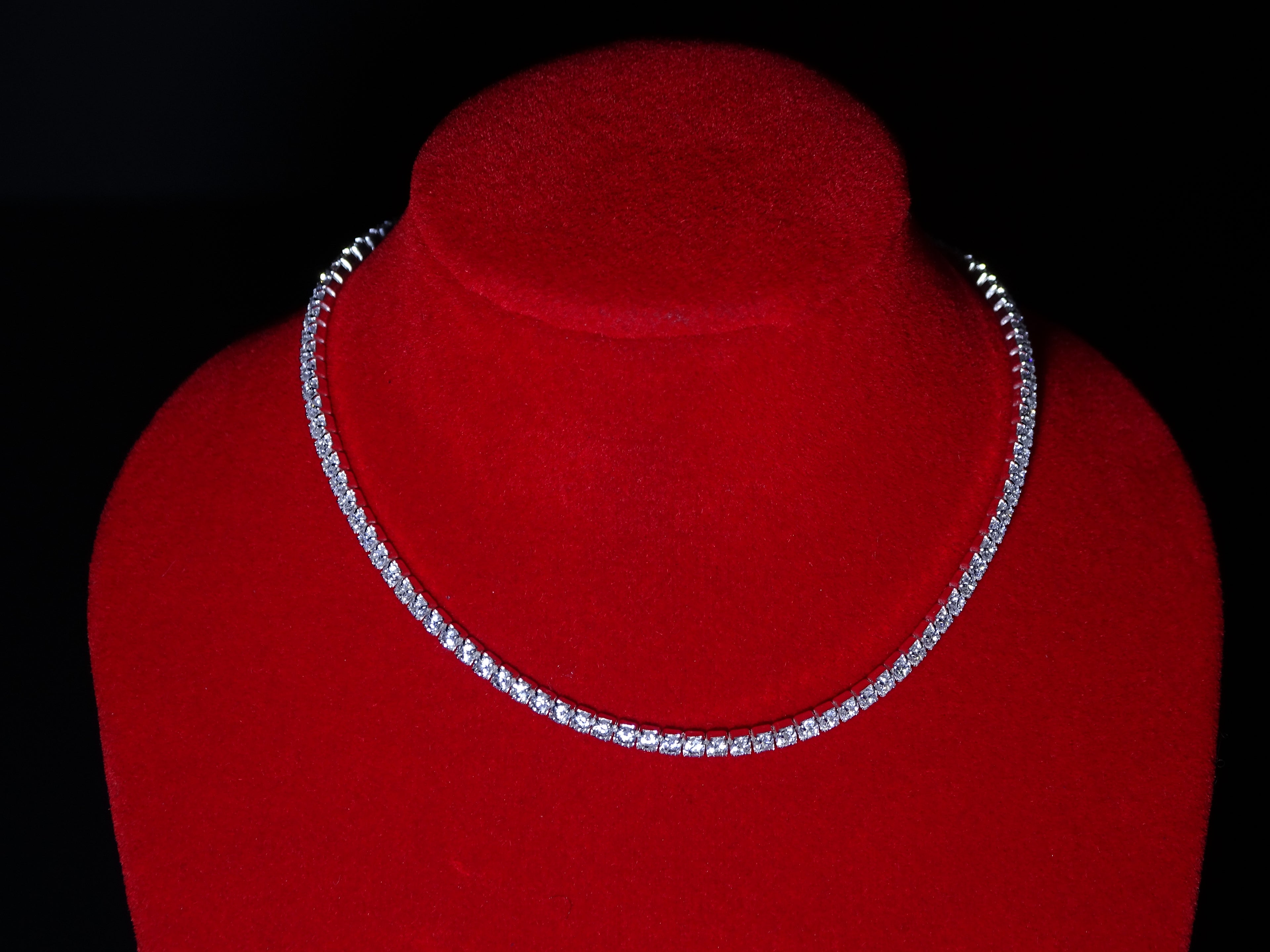 Pulsera Circones Cristal Tenis Plata 925