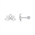 Aros Pegados Flor Loto Tope