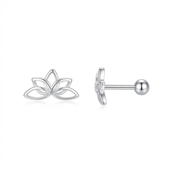 Aros Pegados Flor Loto Tope