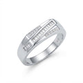 Anillo Medio Sello Circones Rectangulares