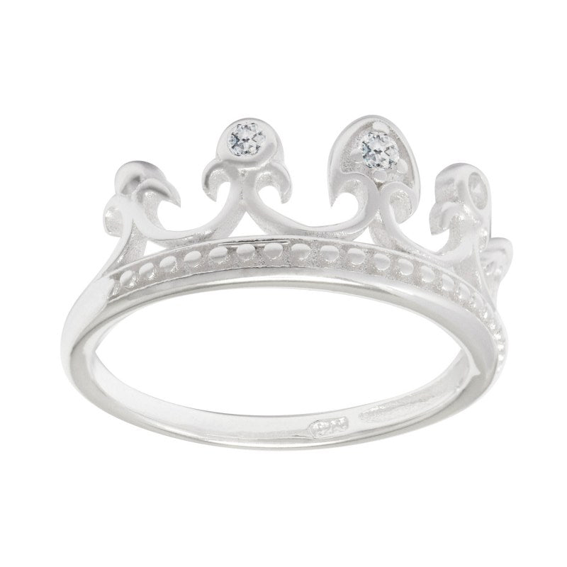 Anillo Corona Plata 925