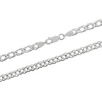 Cadena Doble Grumet Plata 925