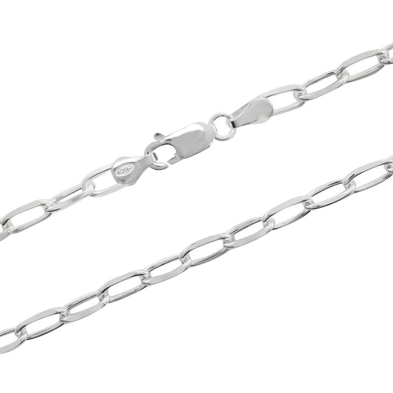 Cadena Forzada Ovalada Plata 925