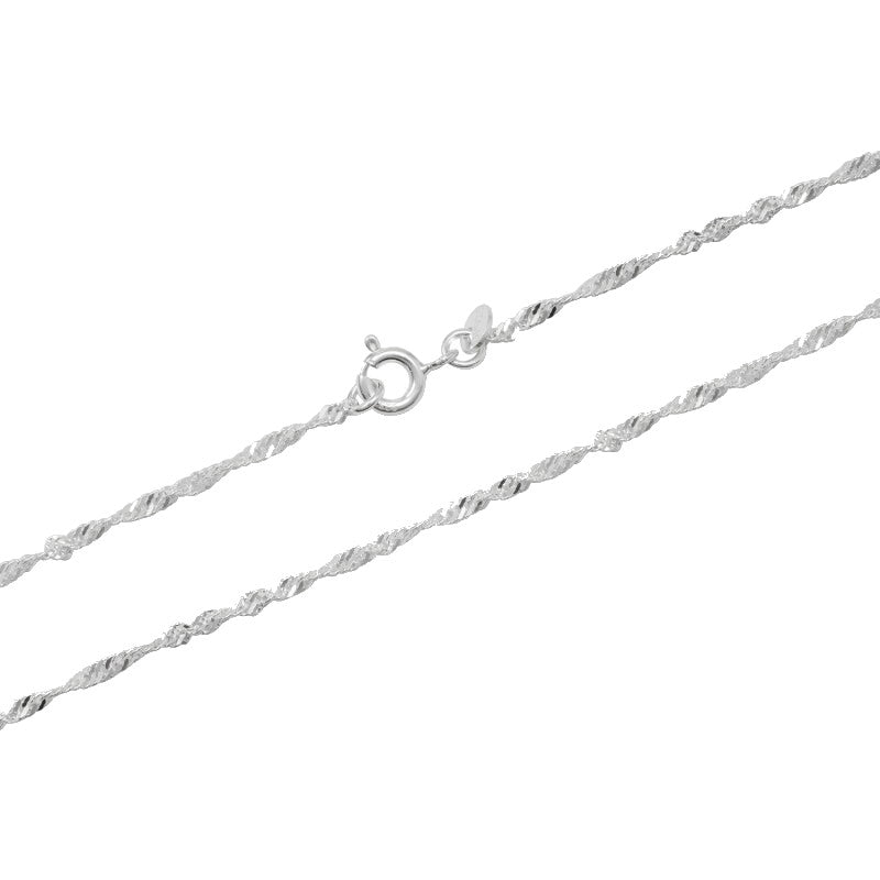 Cadena Singapur Plata 925