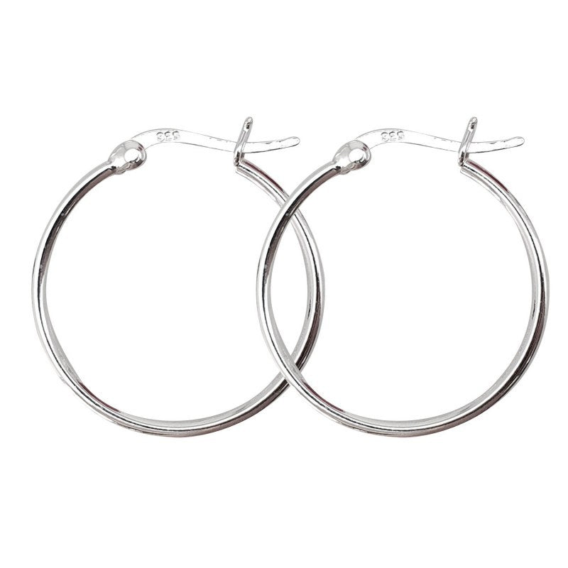 Aros Argolla Cierre Bisagra Plata 925