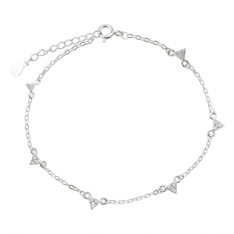 Pulsera Tradicional Triángulos Circones 1.4 mm