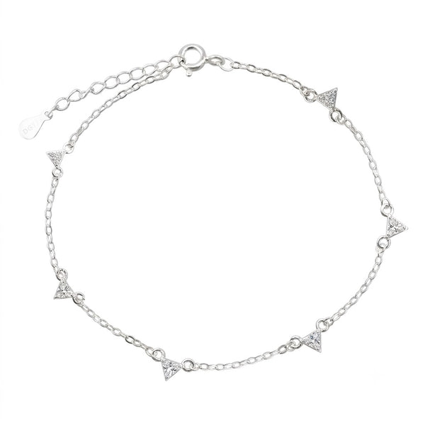 Pulsera Tradicional Triángulos Circones 1.4 mm