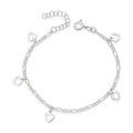 Pulsera Cartier 3x1 Corazones 2.2 mm