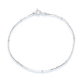 Pulsera Cola Topo Esferas Facetadas 1 X 1.7 mm