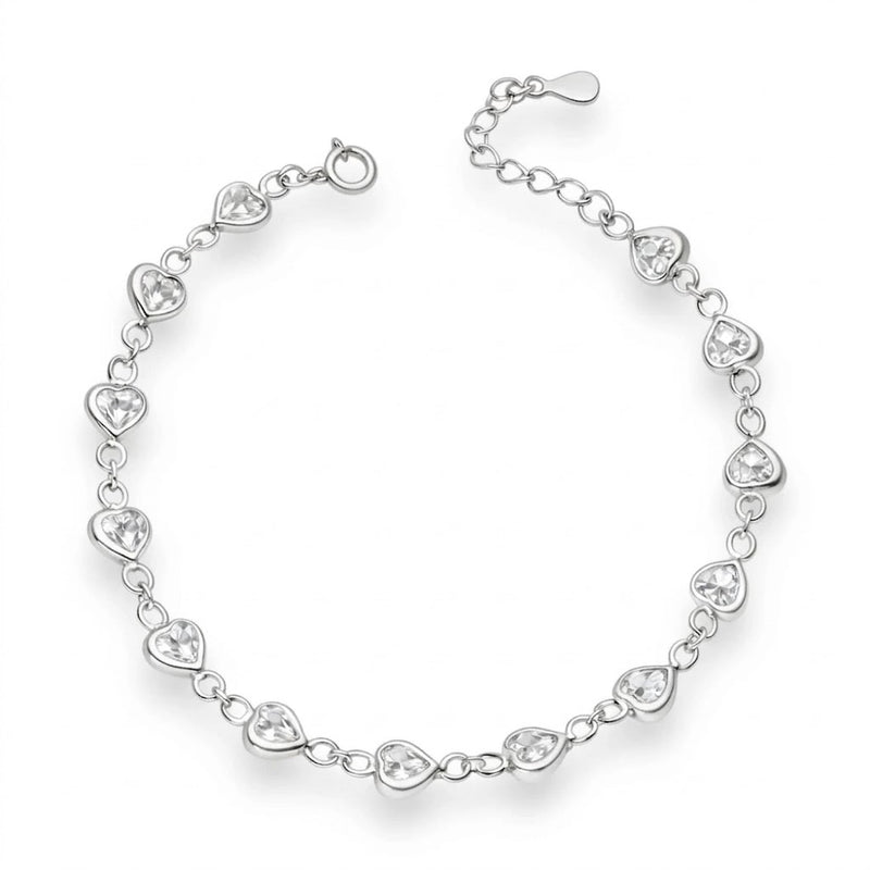 Pulsera Corazones Circones 3 mm