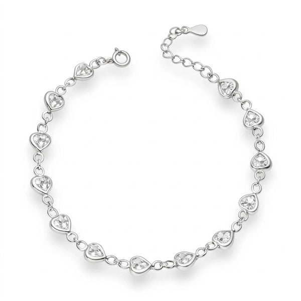 Pulsera Corazones Circones 3 mm