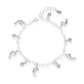 Pulsera Delfines Cristales Swarovski® Tornasol 3.5 mm