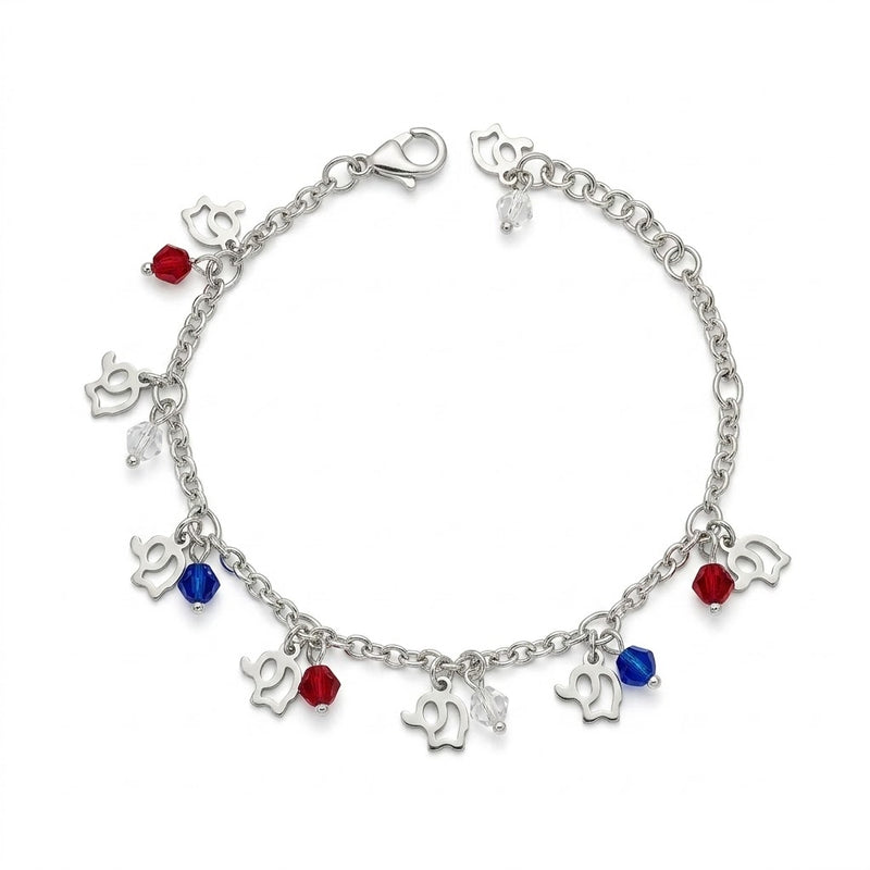 Pulsera Elefantes y Circones 2.5 mm