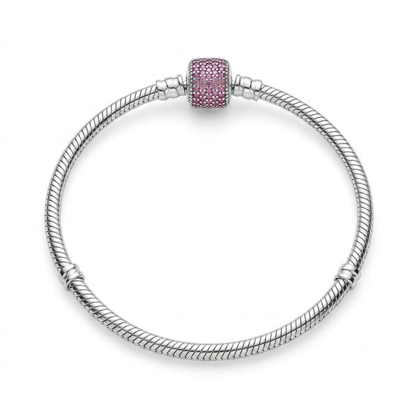 Pulsera Pandora Circones Fucsia 3 mm