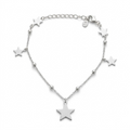 Pulsera Rolo Estrellas Esferas 1.2 x 3 mm