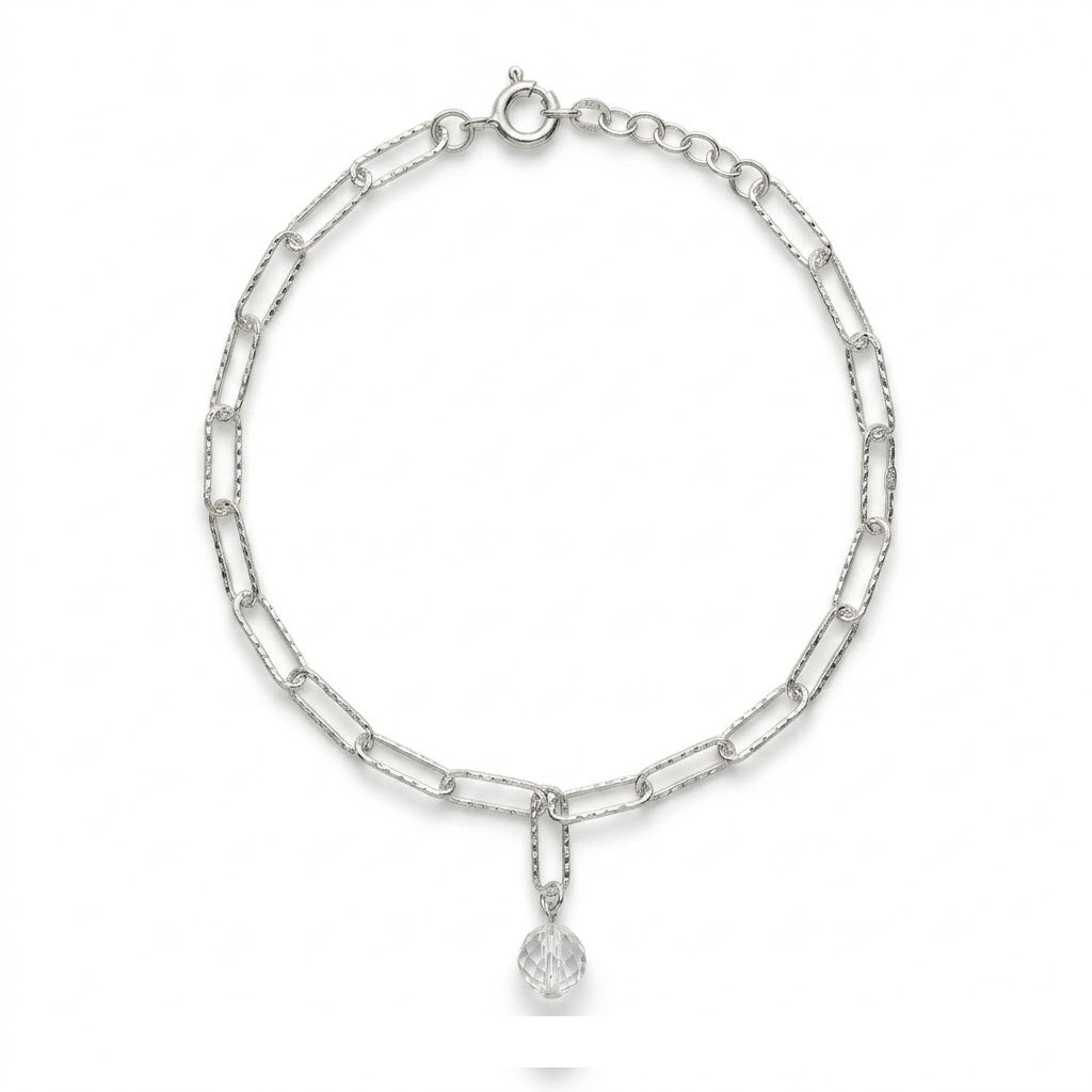 Pulsera Tradicional Alargada Facetada Cristal Swarovski 3.5 mm