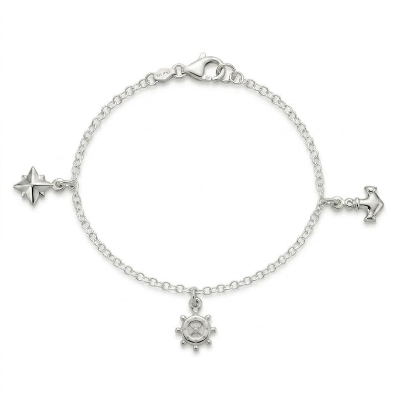 Pulsera Tradicional Círculos Diseños Marinos 3.3 mm