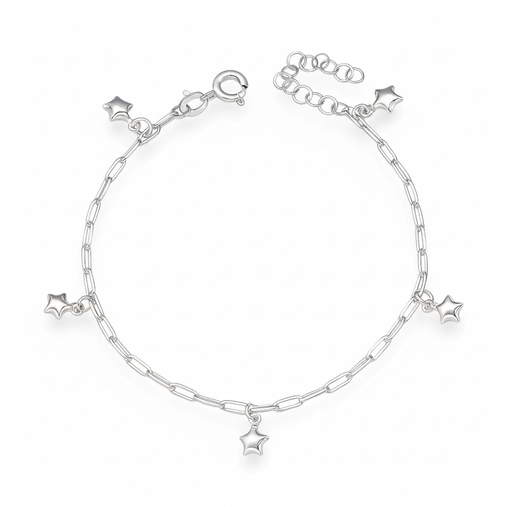 Pulsera Tradicional Estrellas 2.1 mm