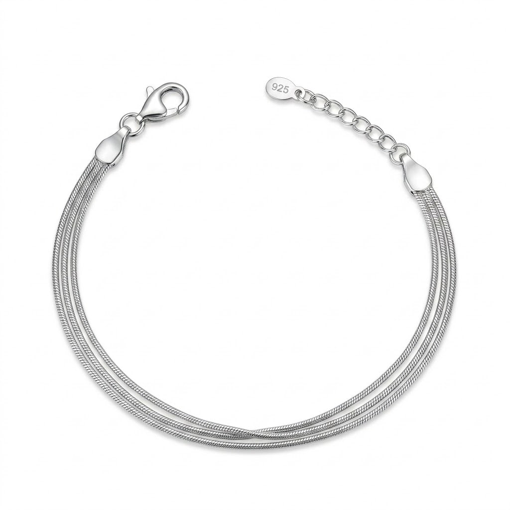 Pulsera Triple Cola Topo 3 mm