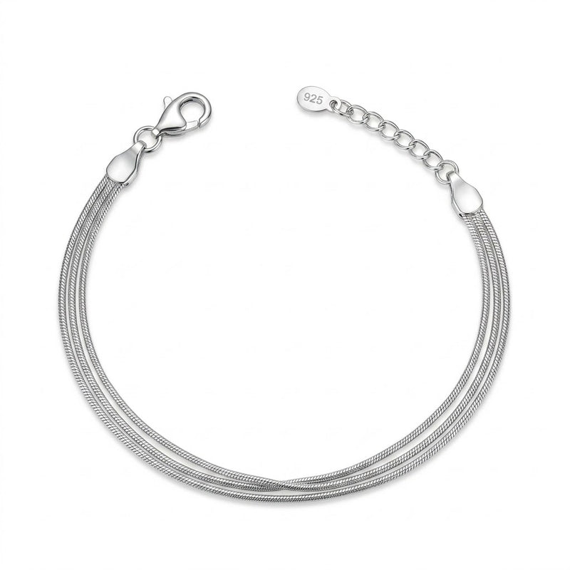Pulsera Triple Cola Topo 3 mm