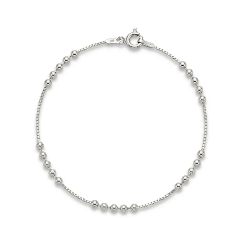 Pulsera Veneciana Esferas 0.8 x 2 mm