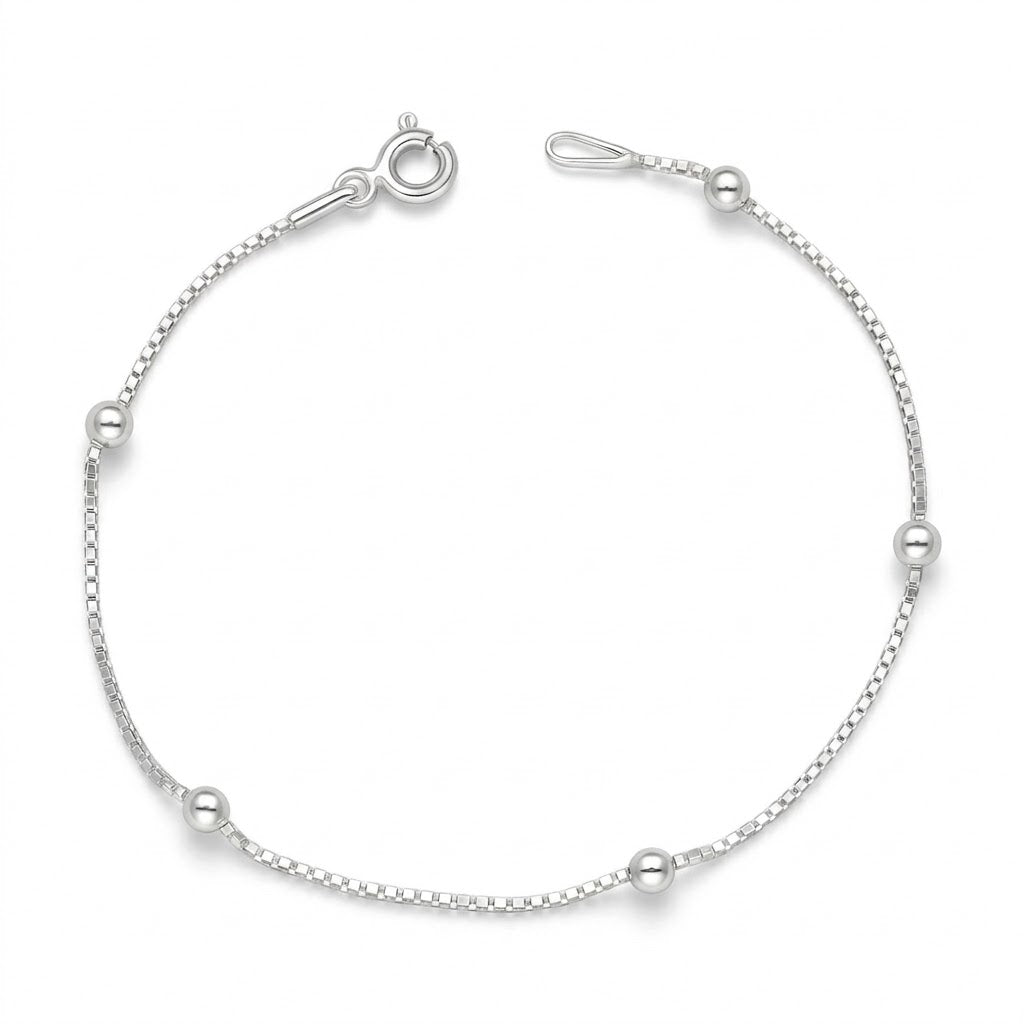 Pulsera Veneciana Esferas 1 x 3 mm