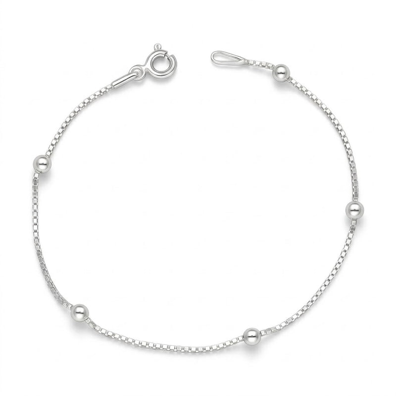 Pulsera Veneciana Esferas 1 x 3 mm