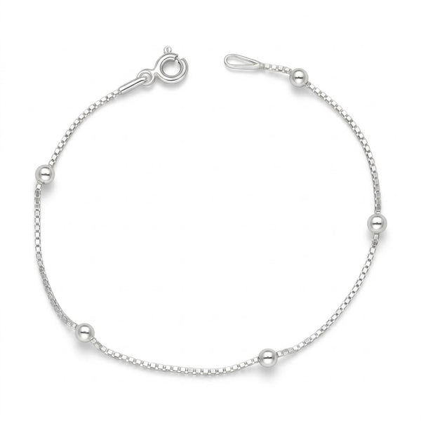 Pulsera Veneciana Esferas 1 x 3 mm