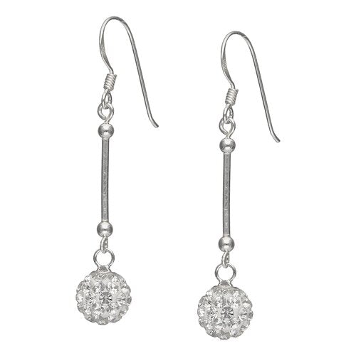 Aros Palito Esfera Esfera Strass