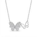 Collar Cadena Tradicional + Mariposas Circones 45 cm