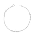 Pulsera Diamantada Esferas Facetadas 1.7 x 3 mm