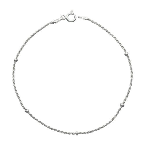 Pulsera Turbillon con Bolitas Plata 925