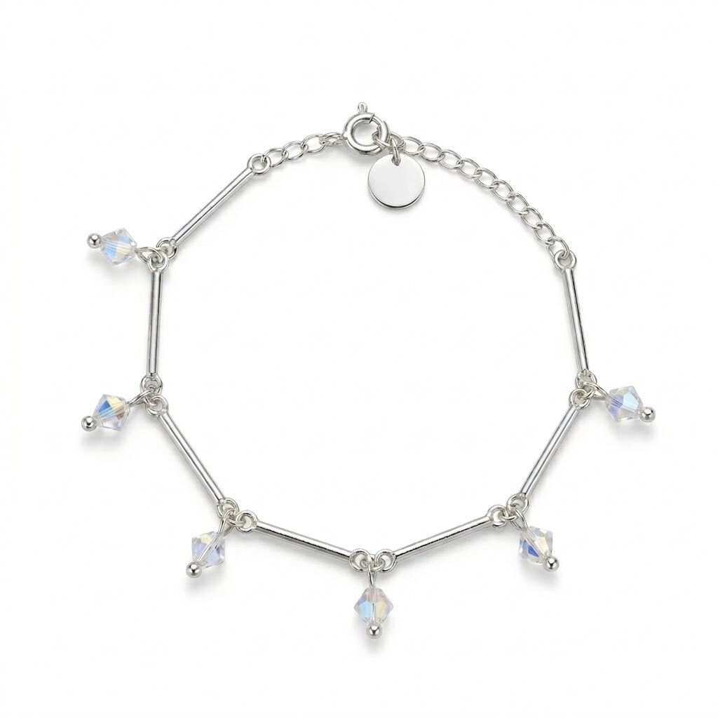 Pulsera Varas Cristales Swarovski 1.3 mm