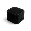 Caja Anillo Terciopelo Negra