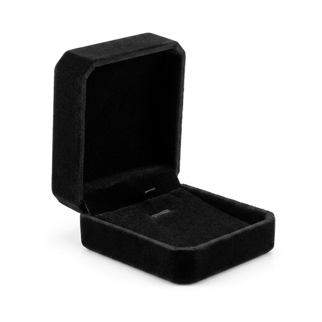 Caja Conjunto Terciopelo Negra