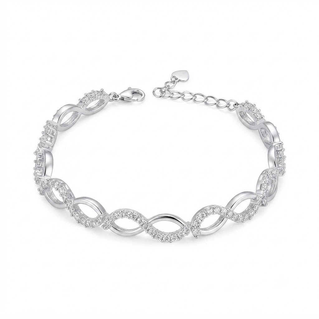 Pulsera Infinitos Circones 6.5 mm