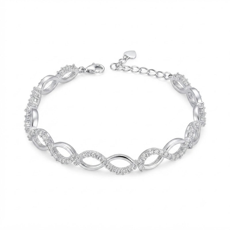 Pulsera Infinitos Circones 6.5 mm