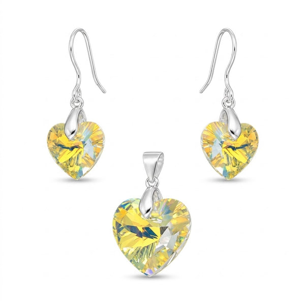 Conjunto Corazón Tornasol Swarovski®