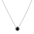 Collar Cadena Veneciana + Punto Luz Negro 45 cm