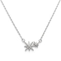 Collar Cadena Tradicional + Dos Estrellas Circones 44 cm