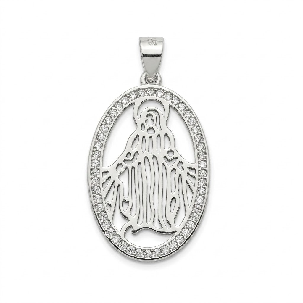 Colgante Virgen María Circones